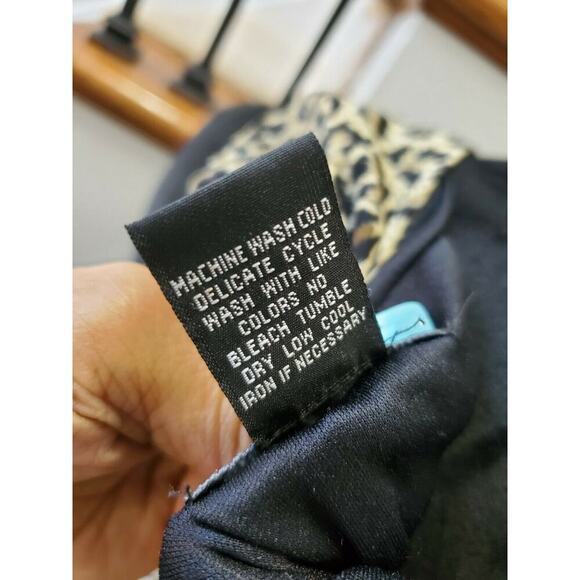 Virgo Women's Leopard Print Polyester Round Neck Sleeveless Long Maxi Dress 10 - Picture 9 of 10